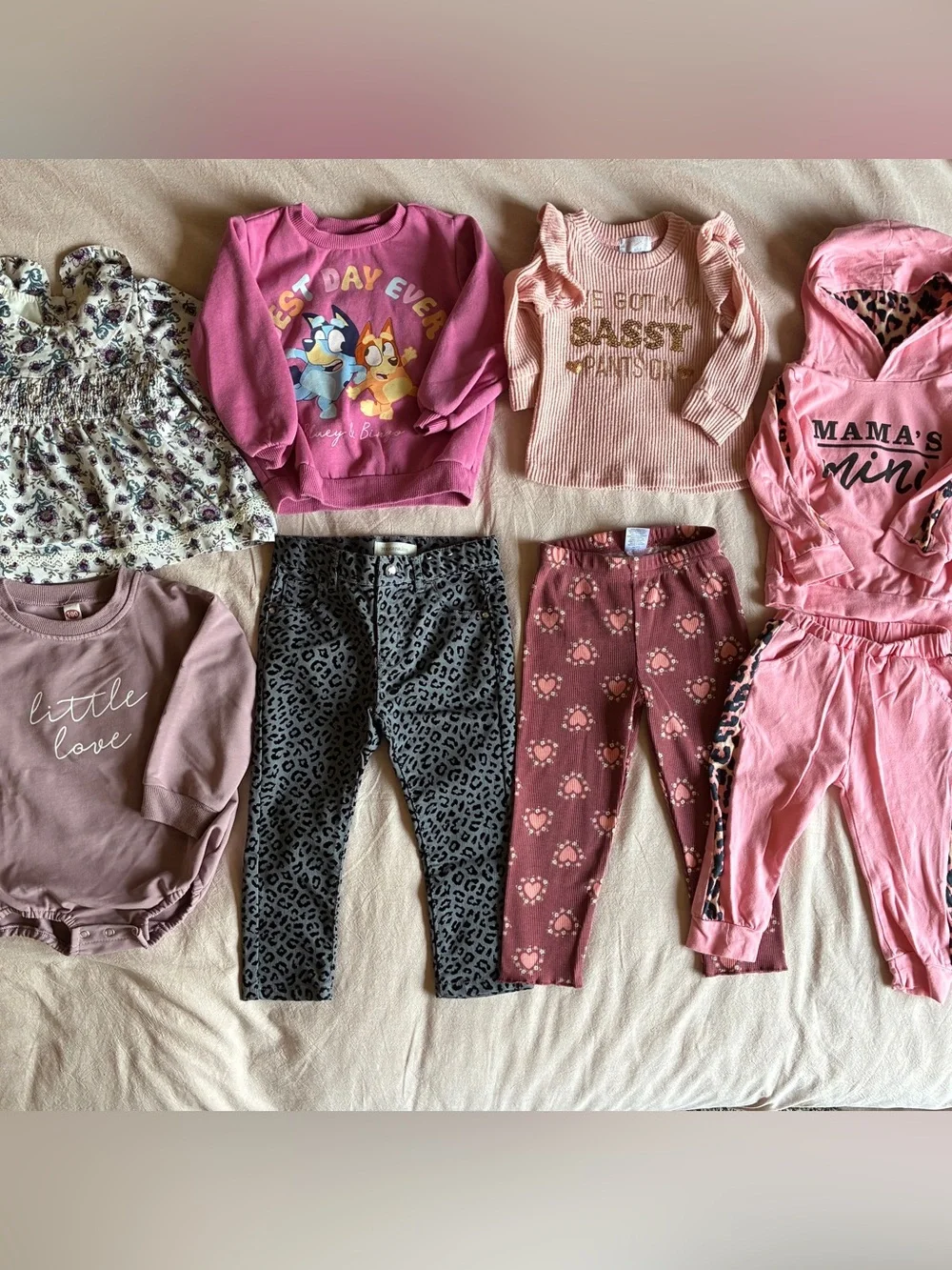 8 Piece Toddler Girl Fall Winter Clothing Bundle. Size 2T. Most New!